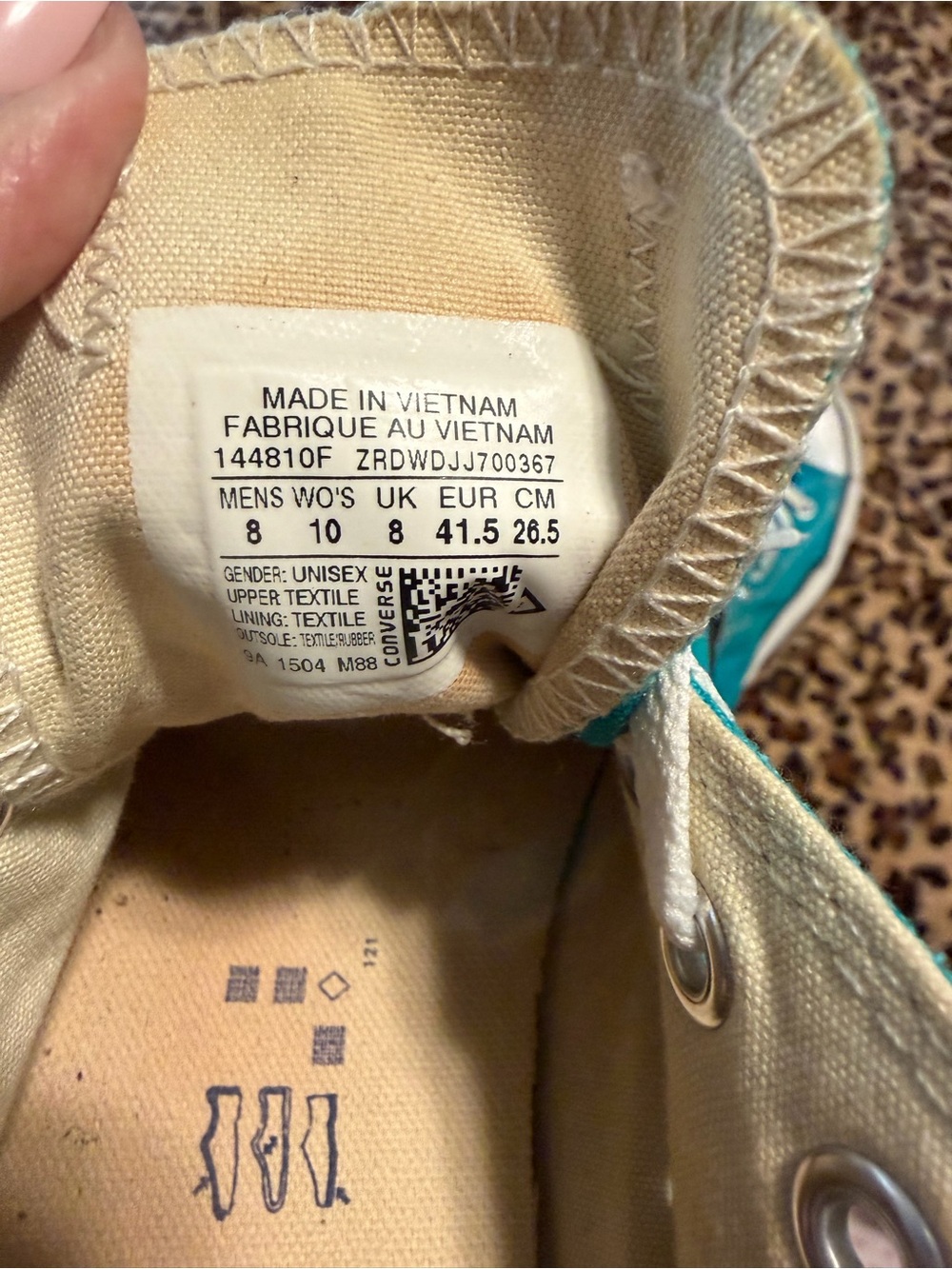 Converse All Star Low Top Sneakers - Teal Blue - Picture 5 of 5